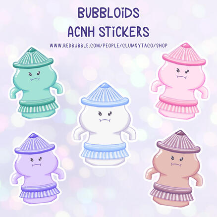 Bubbloid Stickers