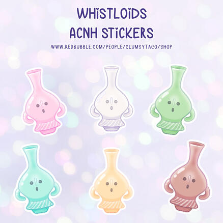 Whistloid Stickers