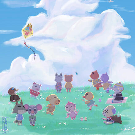 ACNH x Cloud Study